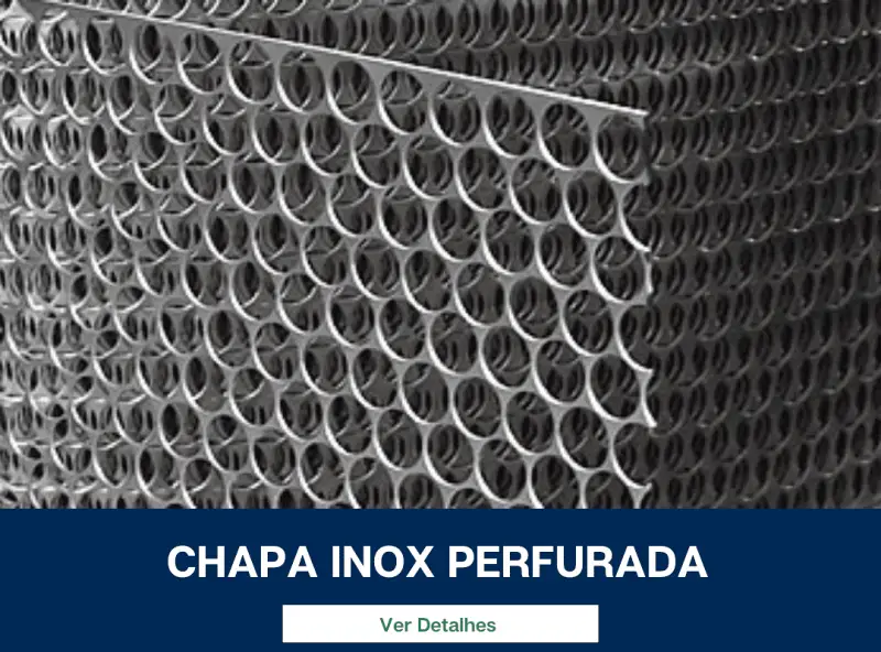 Chapa Inox Perfurada